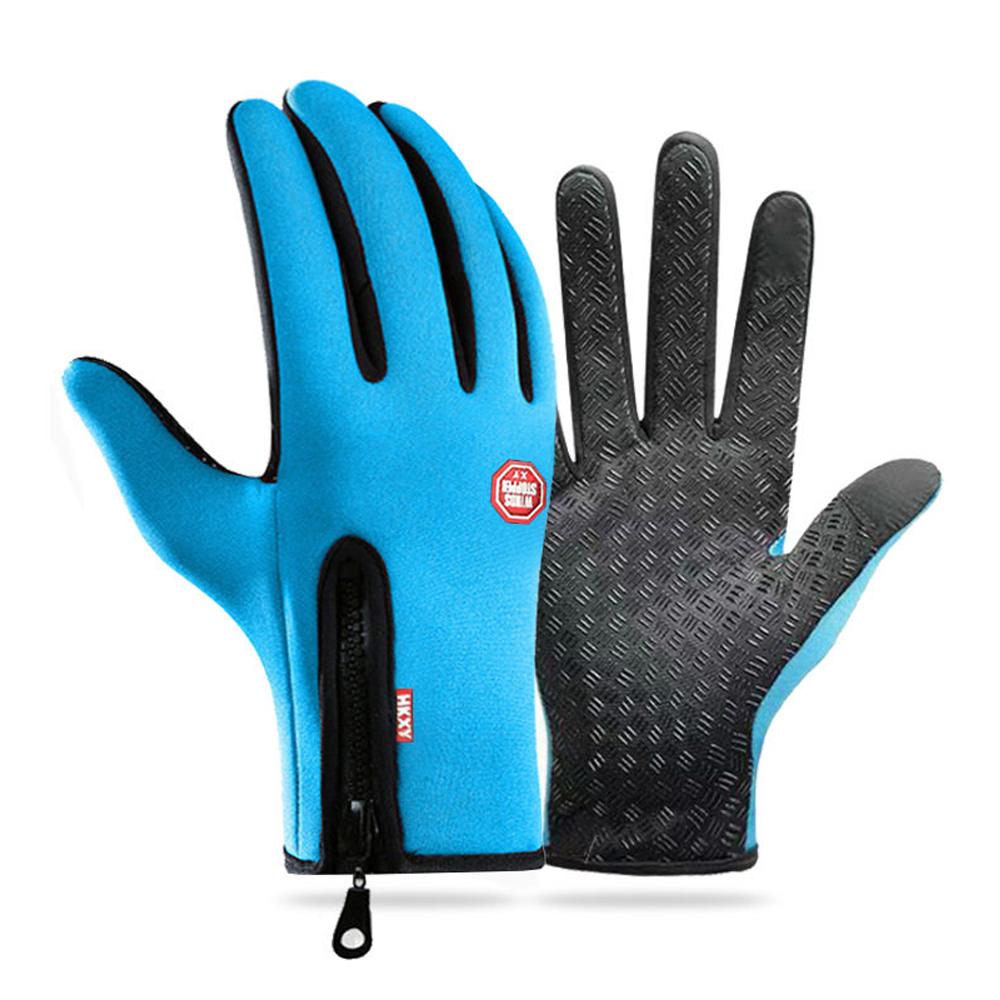 Luva térmica reforçada para ciclismo com proteção corta-vento e toque na tela da Vapto
